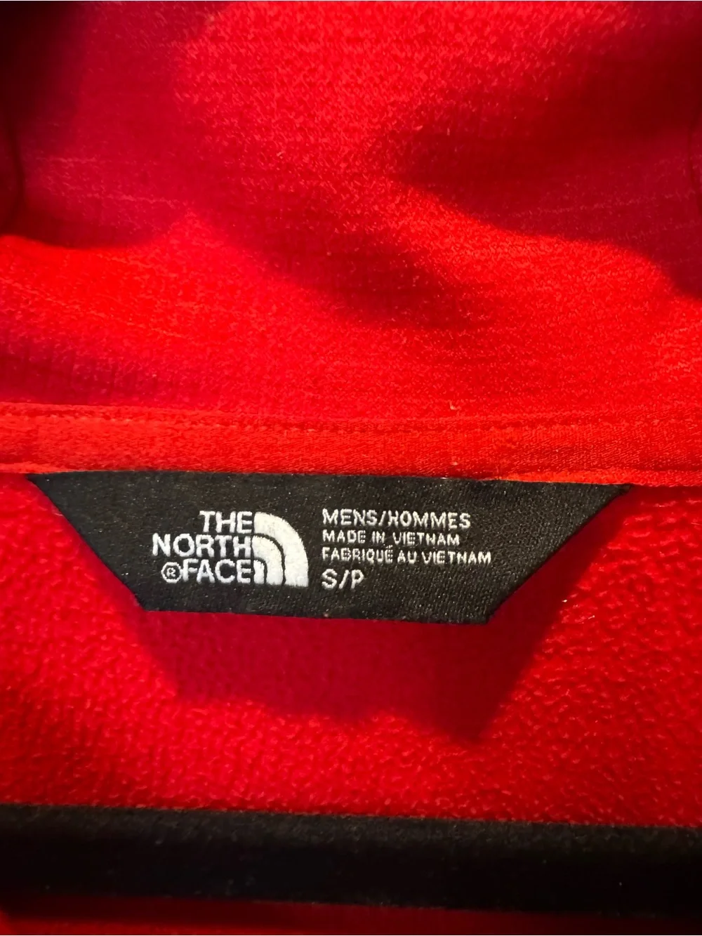 The North Face Men’s Red and Black Hooded Windbreaker